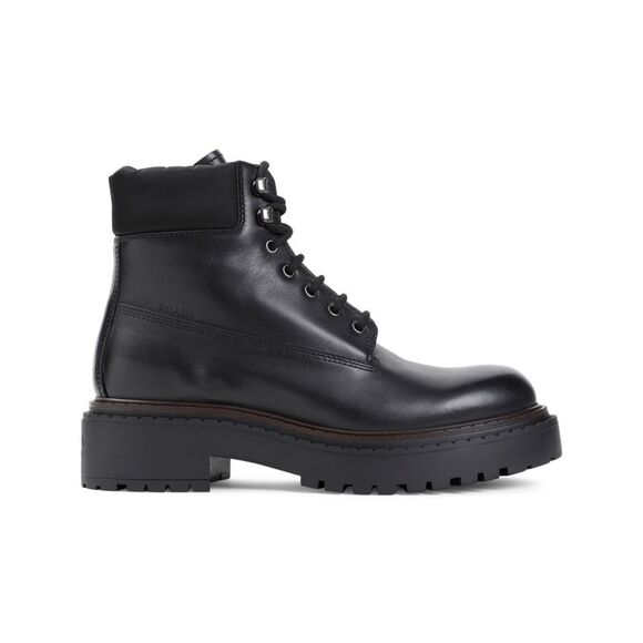 Men's Leather Boots with 4.5cm Heel Height - Picture 1 of 4